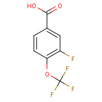 886498-89-1 3-fluoro-4-(trifluoromethoxy)benzoic acid chemical structure