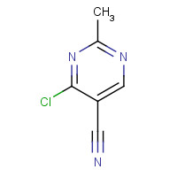 38875-74-0 4-chloro-2-methylpyrimidine-5-carbonitrile chemical structure