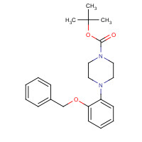 444582-88-1 tert-butyl 4-(2-phenylmethoxyphenyl)piperazine-1-carboxylate chemical structure