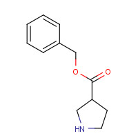 153545-04-1 benzyl pyrrolidine-3-carboxylate chemical structure