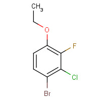 909122-17-4 1-bromo-2-chloro-4-ethoxy-3-fluorobenzene chemical structure