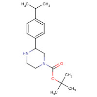 886766-93-4 tert-butyl 3-(4-propan-2-ylphenyl)piperazine-1-carboxylate chemical structure