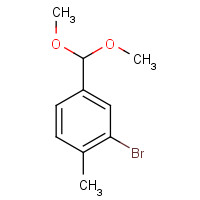 655237-91-5 2-bromo-4-(dimethoxymethyl)-1-methylbenzene chemical structure