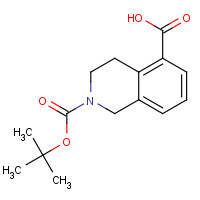 872001-50-8 2-[(2-methylpropan-2-yl)oxycarbonyl]-3,4-dihydro-1H-isoquinoline-5-carboxylic acid chemical structure