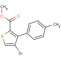 943324-15-0 methyl 4-bromo-3-(4-methylphenyl)thiophene-2-carboxylate chemical structure