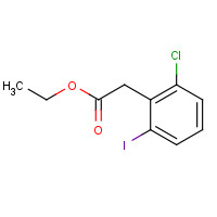 1035263-33-2 ethyl 2-(2-chloro-6-iodophenyl)acetate chemical structure