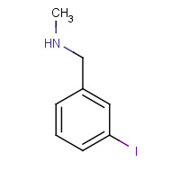 90389-93-8 1-(3-iodophenyl)-N-methylmethanamine chemical structure