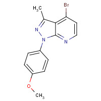 1417333-23-3 4-bromo-1-(4-methoxyphenyl)-3-methylpyrazolo[3,4-b]pyridine chemical structure