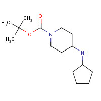 812690-40-7 tert-butyl 4-(cyclopentylamino)piperidine-1-carboxylate chemical structure