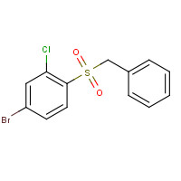 1310949-95-1 1-benzylsulfonyl-4-bromo-2-chlorobenzene chemical structure