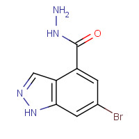 1245464-86-1 6-bromo-1H-indazole-4-carbohydrazide chemical structure