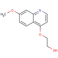 1051315-78-6 2-(7-methoxyquinolin-4-yl)oxyethanol chemical structure