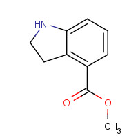 155135-61-8 methyl 2,3-dihydro-1H-indole-4-carboxylate chemical structure