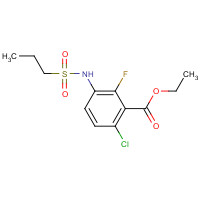 1103234-35-0 ethyl 6-chloro-2-fluoro-3-(propylsulfonylamino)benzoate chemical structure