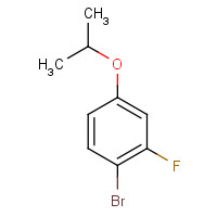 1036724-61-4 1-bromo-2-fluoro-4-propan-2-yloxybenzene chemical structure