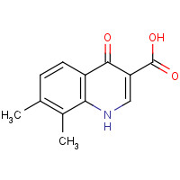53164-36-6 7,8-dimethyl-4-oxo-1H-quinoline-3-carboxylic acid chemical structure