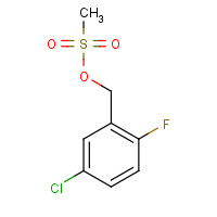 1539311-15-3 (5-chloro-2-fluorophenyl)methyl methanesulfonate chemical structure