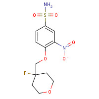 1228838-56-9 4-[(4-fluorooxan-4-yl)methoxy]-3-nitrobenzenesulfonamide chemical structure