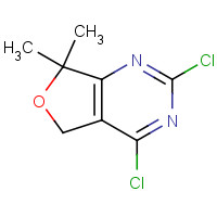 1260088-72-9 2,4-dichloro-7,7-dimethyl-5H-furo[3,4-d]pyrimidine chemical structure