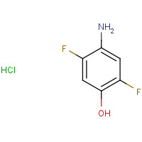 1314406-39-7 4-amino-2,5-difluorophenol;hydrochloride chemical structure