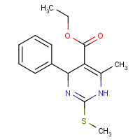 74840-45-2 ethyl 6-methyl-2-methylsulfanyl-4-phenyl-1,4-dihydropyrimidine-5-carboxylate chemical structure