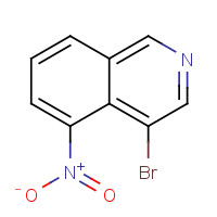 58142-46-4 4-bromo-5-nitroisoquinoline chemical structure