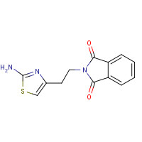 91902-14-6 2-[2-(2-amino-1,3-thiazol-4-yl)ethyl]isoindole-1,3-dione chemical structure