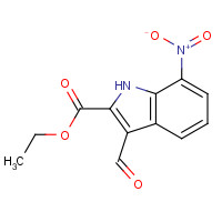 885273-53-0 ethyl 3-formyl-7-nitro-1H-indole-2-carboxylate chemical structure