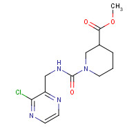 1419222-72-2 methyl 1-[(3-chloropyrazin-2-yl)methylcarbamoyl]piperidine-3-carboxylate chemical structure