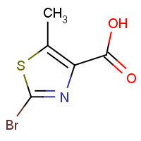 1194374-25-8 2-bromo-5-methyl-1,3-thiazole-4-carboxylic acid chemical structure
