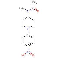 1386843-14-6 N-methyl-N-[1-(4-nitrophenyl)piperidin-4-yl]acetamide chemical structure