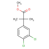 66202-88-8 methyl 2-(3,4-dichlorophenyl)-2-methylpropanoate chemical structure