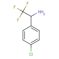 65686-86-4 1-(4-chlorophenyl)-2,2,2-trifluoroethanamine chemical structure