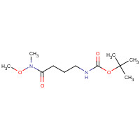 227751-84-0 tert-butyl N-[4-[methoxy(methyl)amino]-4-oxobutyl]carbamate chemical structure