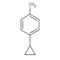 6921-43-3 1-cyclopropyl-4-methylbenzene chemical structure