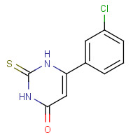 36309-40-7 6-(3-chlorophenyl)-2-sulfanylidene-1H-pyrimidin-4-one chemical structure