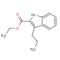 69472-69-1 ethyl 3-propyl-1H-indole-2-carboxylate chemical structure