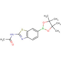 885069-14-7 N-[6-(4,4,5,5-tetramethyl-1,3,2-dioxaborolan-2-yl)-1,3-benzothiazol-2-yl]acetamide chemical structure