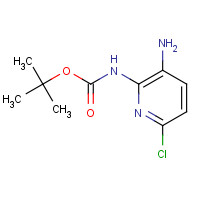 1017782-11-4 tert-butyl N-(3-amino-6-chloropyridin-2-yl)carbamate chemical structure