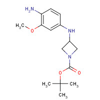 1375465-25-0 tert-butyl 3-(4-amino-3-methoxyanilino)azetidine-1-carboxylate chemical structure