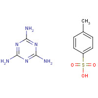 13438-46-5 4-methylbenzenesulfonic acid;1,3,5-triazine-2,4,6-triamine chemical structure