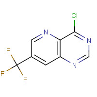 1256834-22-6 4-chloro-7-(trifluoromethyl)pyrido[3,2-d]pyrimidine chemical structure