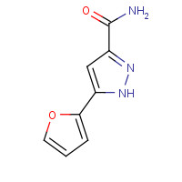 857283-79-5 5-(furan-2-yl)-1H-pyrazole-3-carboxamide chemical structure
