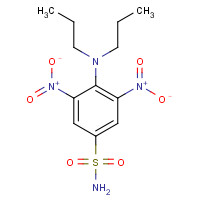 19044-88-3 4-(dipropylamino)-3,5-dinitrobenzenesulfonamide chemical structure