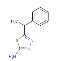 88742-94-3 5-(1-phenylethyl)-1,3,4-thiadiazol-2-amine chemical structure