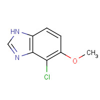 1360953-02-1 4-chloro-5-methoxy-1H-benzimidazole chemical structure