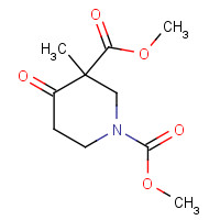 31633-71-3 dimethyl 3-methyl-4-oxopiperidine-1,3-dicarboxylate chemical structure