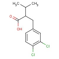 376584-71-3 2-[(3,4-dichlorophenyl)methyl]-3-methylbutanoic acid chemical structure