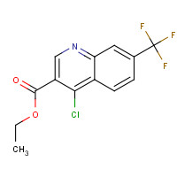 21168-42-3 ethyl 4-chloro-7-(trifluoromethyl)quinoline-3-carboxylate chemical structure