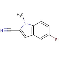 1365794-14-4 5-bromo-1-methylindole-2-carbonitrile chemical structure
